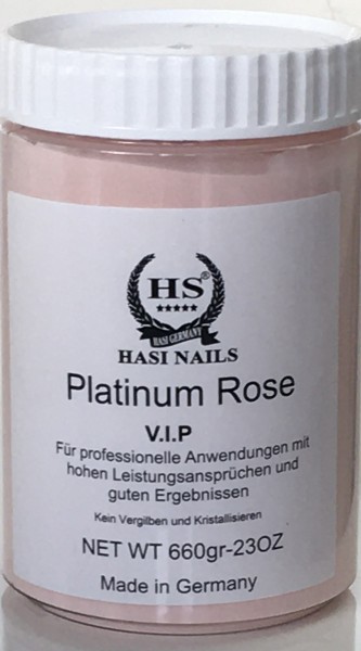 Acryl Pulver Platinum Rose