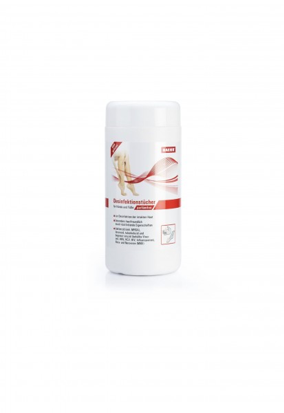 Desinfektionstücher für Hände und Füße VAH gelistet